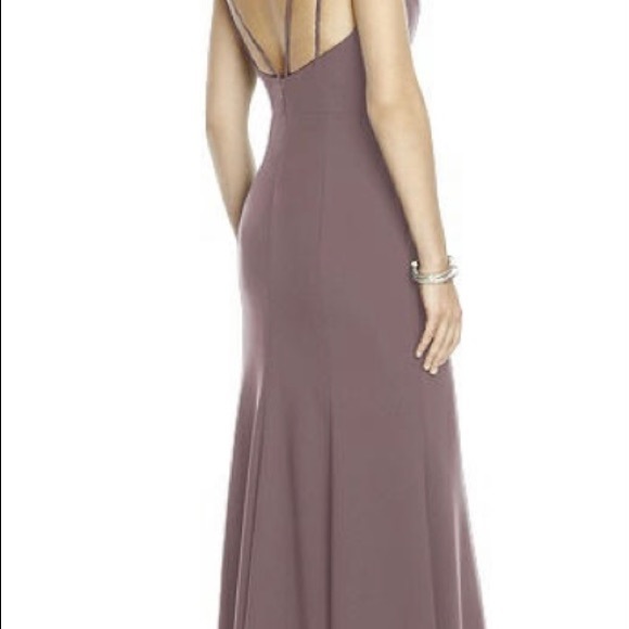 After Six French Truffle Bridesmaid Dress - Picture 6 of 8